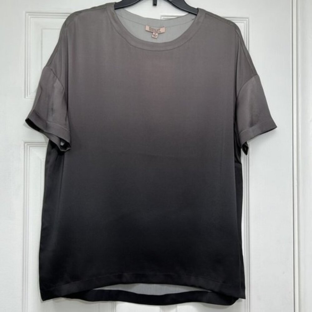 Badgley Mischka NWT 100% Silk Lounge Top-Size Small